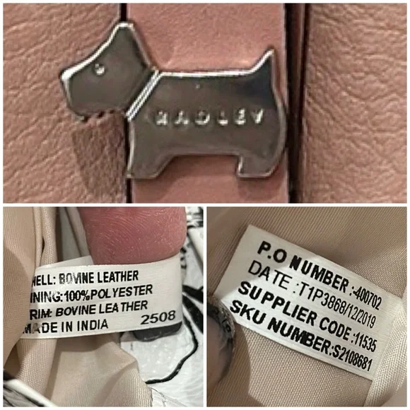 Authentic Radley London West View Medium Bifold Leather Wallet in Pink 🩷 - Picture 12 of 16